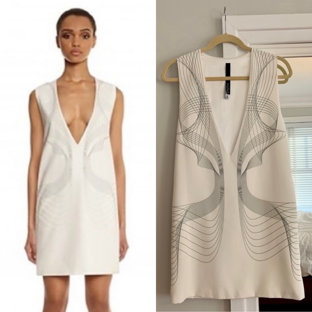 AQ/AQ Plunging Mini Dress